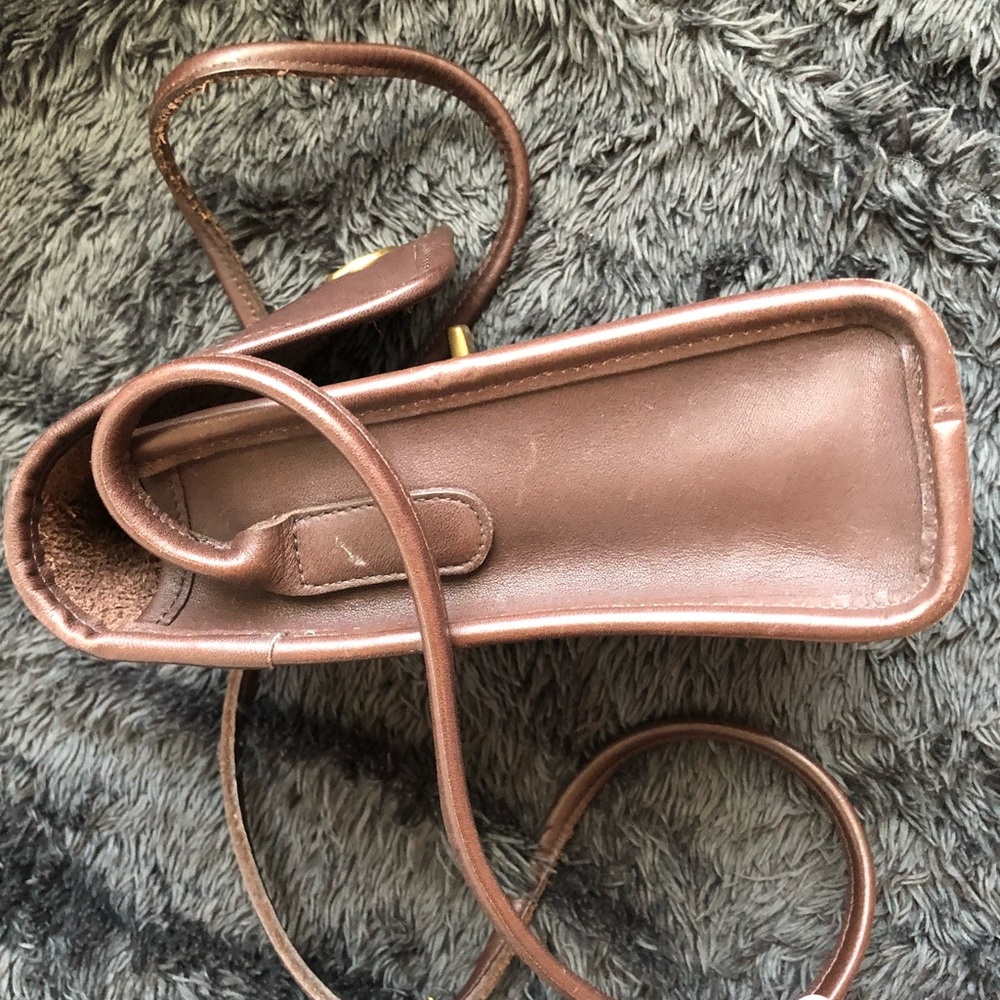 Vintage Brown Leather Authentic Coach Purse - Picture 5 of 7
